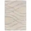 Image de Tapis shaggy beige/gris 133x190 cm