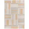 Image de Tapis géométrique beige 200x290 cm