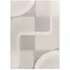 Image de Tapis à relief blanc/gris 200x290 cm