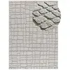 Image de Tapis à relief scandinave gris 126x190 cm