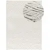 Image de Tapis descente de lit scandinave blanc 64x120 cm