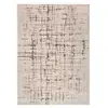Image de Tapis moderne crème / marron 133x190 cm