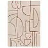 Image de Tapis géométrique beige/rouille 200x290 cm