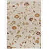 Image de Tapis motifs floraux multicolore / beige 160x230 cm