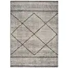 Image de Tapis shaggy ethnique gris 80x150 cm