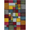 Image de Tapis géométrique multicolore 120x170 cm