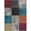 Image de Tapis lavable patchwork multicolore 80x150 cm