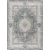 Image de Tapis lavable vintage oriental gris 140x200 cm