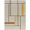 Image de Tapis scandinave beige/multicolore 120x170 cm