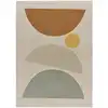 Image de Tapis scandinave beige/multicolore 160x230 cm