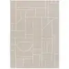 Image de Tapis abstrait crème 200x300 cm