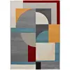 Image de Tapis moderne gris/multicolore 80x150 cm