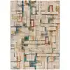 Image de Tapis abstrait multicolore 160x230 cm