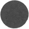 Image de Tapis rond shaggy anthracite 130x130 cm