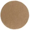 Image de Tapis rond shaggy lin 130x130 cm