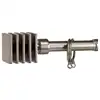 Image de Tringle à rideaux extensible métal chromé carré 120 à 210cm