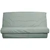 Image de Housse de clic-clac en coton recyclé céladon 130 x 190 cm