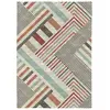 Image de Tapis de salon en fibres naturelles multicolore 120x170 cm