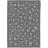 Image de Tapis de salon en fibres naturelles gris 200x290 cm