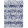 Image de Tapis de salon en fibres naturelles bleu 160x230 cm