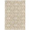 Image de Tapis de salon en fibres naturelles beige 160x230 cm