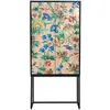 Image de Buffet armoire 2 portes en MDF imprimé floral