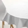 Image de Nappe ronde anti-taches blanc 190 cm