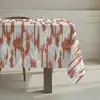 Image de Nappe antitaches 100 % coton orange 200x155 cm