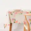 Image de Nappe anti-taches en coton multicolore 200x155 cm