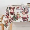 Image de Nappe de Noël antitache en coton Multicolore 300x140 cm