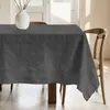 Image de Nappe anti-taches en coton Gris - 250x155 cm
