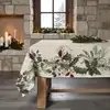 Image de Nappe de Noël anti-taches 100% coton multicolore 200x155 cm