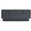 Image de Buffet 4 portes en bois l200 cm - gris anthracite