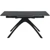 Image de Table à manger extensible 6 à 8 personnes 150-200x85cm - gris foncé
