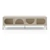 Image de Meuble tv 4 portes en métal l180cm - beige