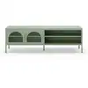 Image de Meuble tv 2 portes en métal l160cm - vert menthe