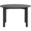 Image de Table à manger 4 personnes ronde en bois - Noir