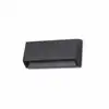 Image de Applique d'extérieur LED en plastique noir 10cm