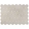 Image de Tapis coton forme biscuit beige 120x160
