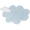Image de Tapis coton relief nuage bleu 110x170
