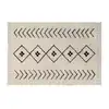 Image de Tapis ethnique design en coton beige 120x170