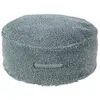 Image de Pouf coton bleu 20xØ50