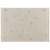 Image de Tapis coton lavable dots jaune 120x160cm