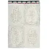 Image de Tapis lavable en laine beige 120x80