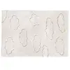 Image de Tapis lavable nuage en coton naturel 90x130 cm
