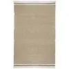 Image de Tapis lavable en laine marron 120x170