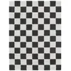 Image de Tapis lavable carreaux de cuisine noir 120x160cm