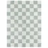 Image de Tapis lavable Carreaux de Cuisine Bleu Sauge 120 x 160 cm