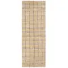 Image de Tapis de couloir en laine lavable motif mosaïque ambre - 80 x 230 cm
