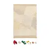 Image de Tapis de jeu lavable Ferme en coton multicolore 120x170 cm